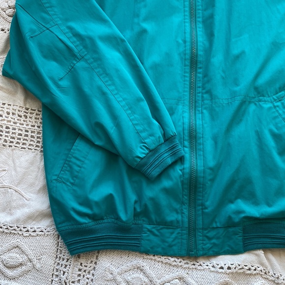 Lightweight Turquoise Bomber Jacket - Picture 2 of 4